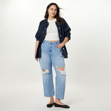 The Drop Women's Denim Shirt Jacket - Stylish & Versatile