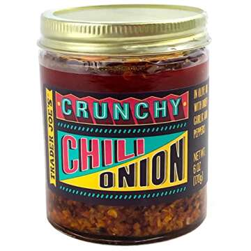 Trader Joe's Chili onion Crunch,1 Pack ( 6 ounce)