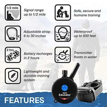 Educator ET-300 Ecollar - Waterproof Dog Training Collar