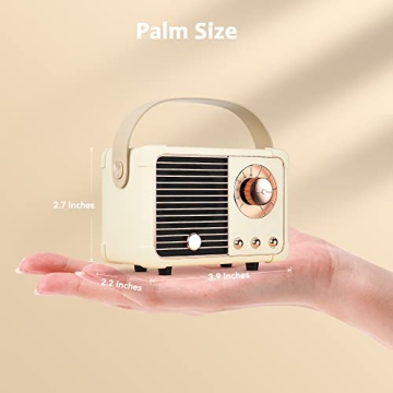 SpringFlora Retro Bluetooth Speaker Wireless Waterproof Stylish