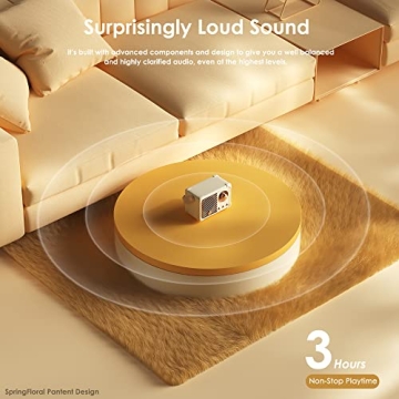 SpringFlora Retro Bluetooth Speaker Wireless Waterproof Stylish