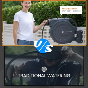 Giraffe AW40 Retractable Hose Reel 90 ft Heavy Duty