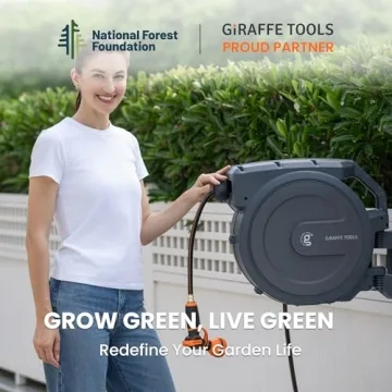 Giraffe AW40 Retractable Hose Reel 90 ft Heavy Duty