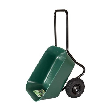 Garden Star Garden Barrow - Durable Dual-Wheel Cart for Gardens