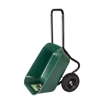 Garden Star Garden Barrow - Durable Dual-Wheel Cart for Gardens