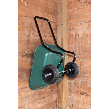 Garden Star Garden Barrow - Durable Dual-Wheel Cart for Gardens