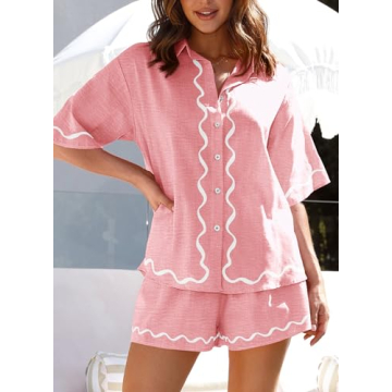 PRETTYGARDEN Women's Stylish 2 Piece Summer Outfit - Comfortable & Chic