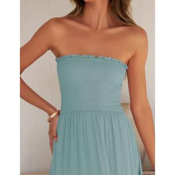 Summer Bohemian Off Shoulder Maxi Dress for Elegance