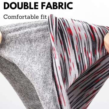 X-super Home VR Eye Mask Cover Breathable Sweat Band Adjustable Sizes HMD Padding for VR Workouts Supernatual with Virtual Reality Headsets Oculus Quest 2 Go HTC Vive PS VR Gear (2pcs)