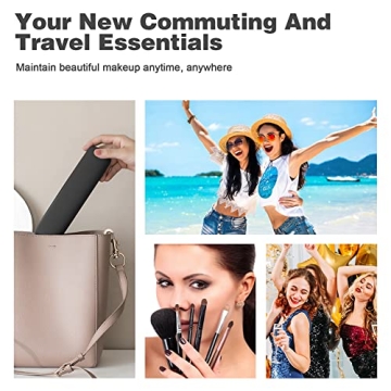 BEZOX Makeup Brush Holder - Travel Silicone Case