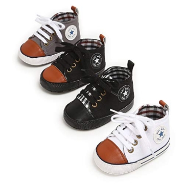 Meckior Toddler High Tops Sneakers for Infants and Newborns