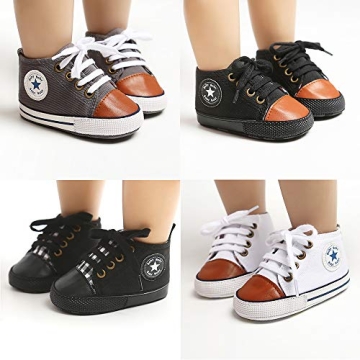 Meckior Toddler High Tops Sneakers for Infants and Newborns