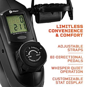 LifePro Under Desk Bike - Versatile Exercise Solution