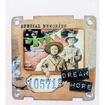 Sunnykid Retro Slides Design Metal Cutting Die CutsOld-Fashioned Basic Retro Slides Design Stencils DIY Crafts Card Cutting Dy Cuts for DIY Emboss Card Making Photo Decorative Paper Dy Scrapbooking