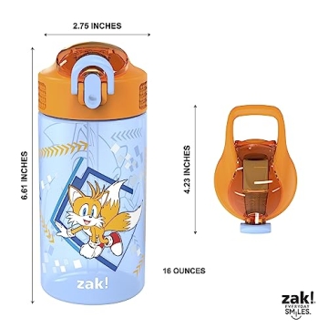 Kids' Leak-Proof Water Bottles - Zak Designs Sonic