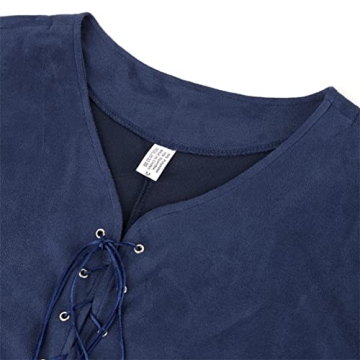 Stylish Faux Leather Men's Renaissance Vest for Events