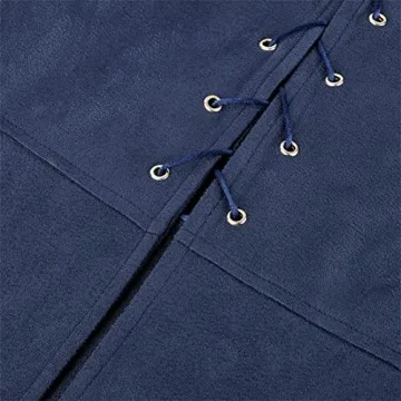 Stylish Faux Leather Men's Renaissance Vest for Events