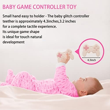 BIGSPINACH Baby Gamer Controller Teething Toy for Fun