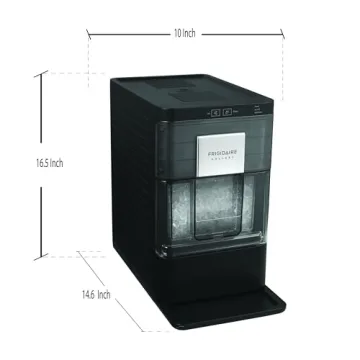 Frigidaire Nugget Ice Maker, 44lbs Daily, Black