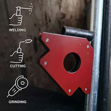 ABN Arrow Welding Magnet Set for Precision Fabrication