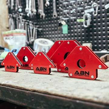 ABN Arrow Welding Magnet Set for Precision Fabrication