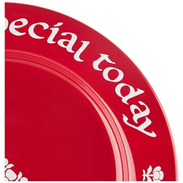 Waechtersbach Red Plate for Special Occasions