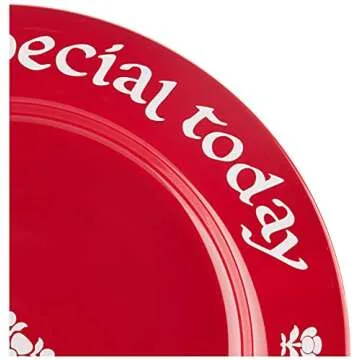 Waechtersbach Red Plate for Special Occasions