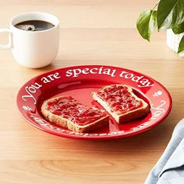 Waechtersbach Red Plate for Special Occasions