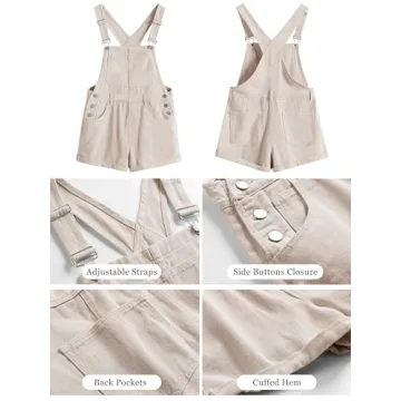 Trendy ANRABESS Women’s Denim Overalls for Summer Style