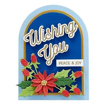 Qoiseys Arch Metal Die Cuts for Card Making,Cutting Dies Cut Stencils for DIY Scrapbooking Photo Album Decorative Paper Crafting Embossing Template