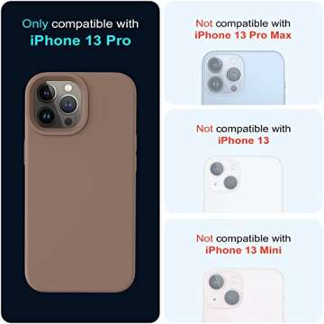 OTOFLY Compatible with iPhone 13 Pro Case,[Military Grade Drop Protection] [Anti-Scratch Microfiber ...