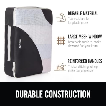 OlarHike 8 Set Packing Cubes for Travel