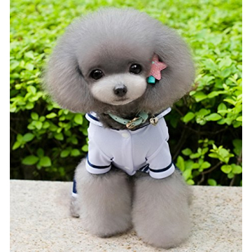 Stylish Navy Captain Costume for Small Pets