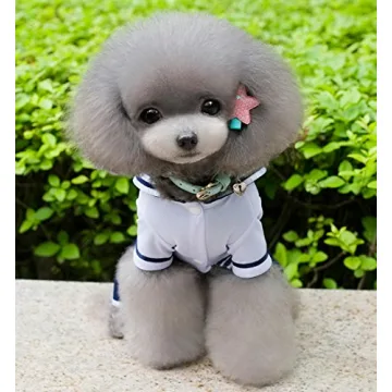 Stylish Navy Captain Costume for Small Pets