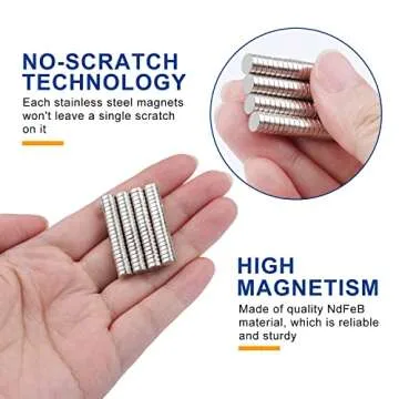 DIYMAG 80 Pack Small Round Neodymium Magnets for Diverse Uses and DIY