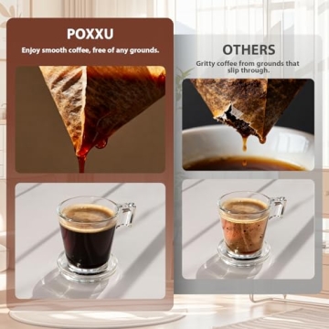 200 Count Unbleached Cone Coffee Filters for Perfect Brews