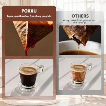 200 Count Unbleached Cone Coffee Filters for Perfect Brews