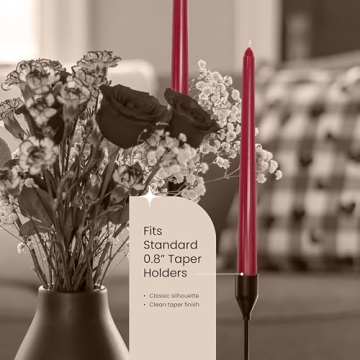 Quality Leor & Lair Red Taper Candles for Any Occasion