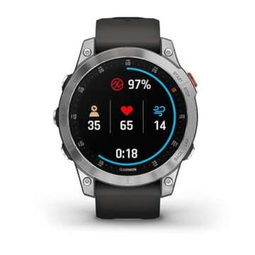 Garmin epix Gen 2, Premium active smartwatch, touchscreen AMOLED display, Adventure Watch with Advanced Features, Slate Steel