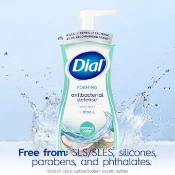 Dial Coconut Water Antibacterial Hand Wash - Gentle Protection