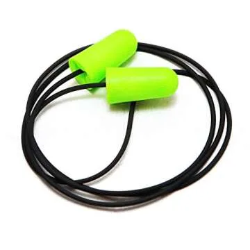 Mack's Hi Viz Corded Foam Shooting Ear Plugs, 2 Pair - Most Visible Color, Easy Compliance Checks, 3...