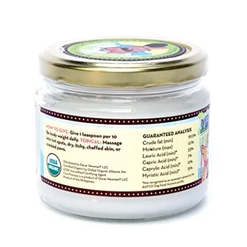 CocoTherapy Organic Virgin Coconut Oil for Dogs - 8 Ounces