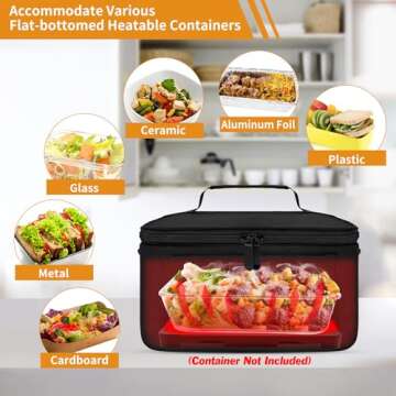 Aotto Portable Oven Electric Lunch Box Food Heater