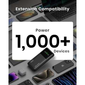 INIU 140W Power Bank, 27000mAh High Capacity Laptop Portable Charger, USB C in&Out Tablet Powerbank, Smart Digital Display Phone Charger Compatible with iPhone 16, iPad, MacBook, Laptop etc.