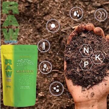 RAW Microbes Grow 8oz - Plant Growth Enhancer with Endomycorrhizae and Rhizosphere Bacteria