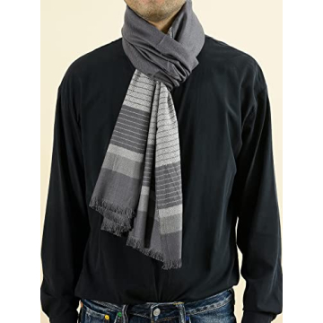 Runtlly Men's Winter Cashmere Scarf - Luxurious & Soft