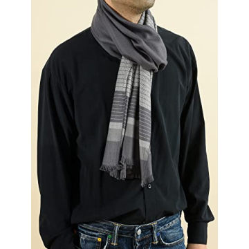 Runtlly Men's Winter Cashmere Scarf - Luxurious & Soft