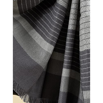 Runtlly Men's Winter Cashmere Scarf - Luxurious & Soft