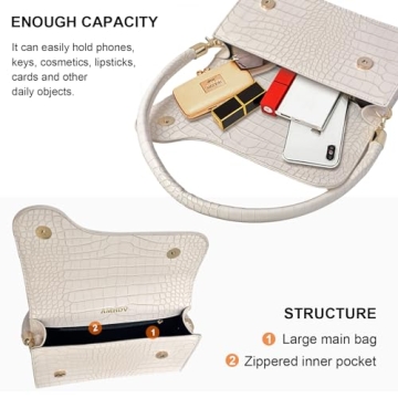 Stylish AMHDV Retro Clutch Shoulder Bag for Women