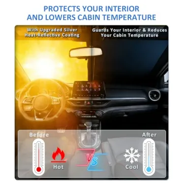 Custom Windshield Sun Shade for 2005-2015 Tacoma